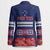 Personalised FAST Samoa Siapo Blazer Teuila Flowers Samoan Pattern - Polynesian Pride
