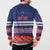 Personalised FAST Samoa Siapo Button Sweatshirt Teuila Flowers Samoan Pattern - Polynesian Pride