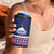 Personalised FAST Samoa Siapo 4 in 1 Can Cooler Tumbler Teuila Flowers Samoan Pattern - Polynesian Pride