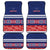 Personalised FAST Samoa Siapo Car Mats Teuila Flowers Samoan Pattern - Polynesian Pride