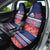Personalised FAST Samoa Siapo Car Seat Cover Teuila Flowers Samoan Pattern - Polynesian Pride