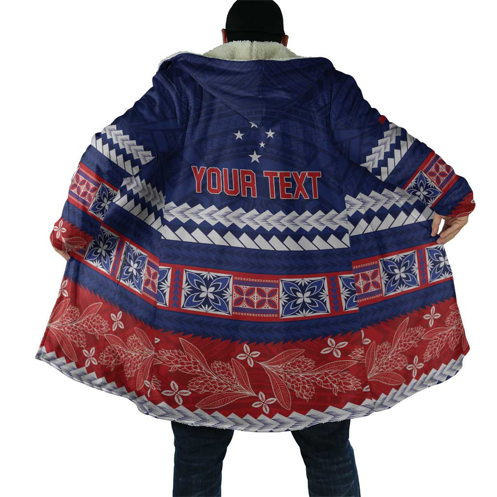 Personalised FAST Samoa Siapo Cloak Teuila Flowers Samoan Pattern - Polynesian Pride