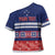 Personalised FAST Samoa Siapo Cross Shoulder Shirt Teuila Flowers Samoan Pattern - Polynesian Pride