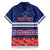 Personalised FAST Samoa Siapo Family Matching Off Shoulder Short Dress and Hawaiian Shirt Teuila Flowers Samoan Pattern - Polynesian Pride