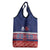 Personalised FAST Samoa Siapo Grocery Bag Teuila Flowers Samoan Pattern - Polynesian Pride