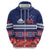 Personalised FAST Samoa Siapo Hoodie Teuila Flowers Samoan Pattern - Polynesian Pride