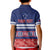 Personalised FAST Samoa Siapo Kid Polo Shirt Teuila Flowers Samoan Pattern - Polynesian Pride