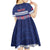 Personalised FAST Samoa Siapo Kid Short Sleeve Dress Teuila Flowers Samoan Pattern - Polynesian Pride