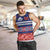 Personalised FAST Samoa Siapo Men Tank Top Teuila Flowers Samoan Pattern - Polynesian Pride