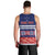 Personalised FAST Samoa Siapo Men Tank Top Teuila Flowers Samoan Pattern - Polynesian Pride