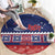 Personalised FAST Samoa Siapo Round Carpet Teuila Flowers Samoan Pattern - Polynesian Pride
