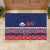 Personalised FAST Samoa Siapo Rubber Doormat Teuila Flowers Samoan Pattern - Polynesian Pride
