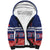 Personalised FAST Samoa Siapo Sherpa Hoodie Teuila Flowers Samoan Pattern - Polynesian Pride