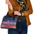 Personalised FAST Samoa Siapo Shoulder Handbag Teuila Flowers Samoan Pattern - Polynesian Pride