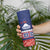 Personalised FAST Samoa Siapo Skinny Tumbler Teuila Flowers Samoan Pattern - Polynesian Pride
