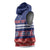 Personalised FAST Samoa Siapo Sleeveless Hoodie Teuila Flowers Samoan Pattern - Polynesian Pride