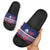 Personalised FAST Samoa Siapo Slide Sandals Teuila Flowers Samoan Pattern - Polynesian Pride