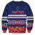 Personalised FAST Samoa Siapo Sweatshirt Teuila Flowers Samoan Pattern - Polynesian Pride