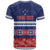 Personalised FAST Samoa Siapo T Shirt Teuila Flowers Samoan Pattern - Polynesian Pride