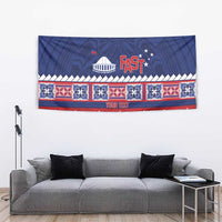 Personalised FAST Samoa Siapo Tapestry Teuila Flowers Samoan Pattern - Polynesian Pride