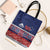 Personalised FAST Samoa Siapo Tote Bag Teuila Flowers Samoan Pattern - Polynesian Pride