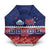 Personalised FAST Samoa Siapo Umbrella Teuila Flowers Samoan Pattern - Polynesian Pride