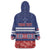 Personalised FAST Samoa Siapo Wearable Blanket Hoodie Teuila Flowers Samoan Pattern - Polynesian Pride