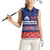 Personalised FAST Samoa Siapo Women Sleeveless Polo Shirt Teuila Flowers Samoan Pattern - Polynesian Pride