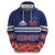 Personalised FAST Samoa Siapo Zip Hoodie Teuila Flowers Samoan Pattern - Polynesian Pride