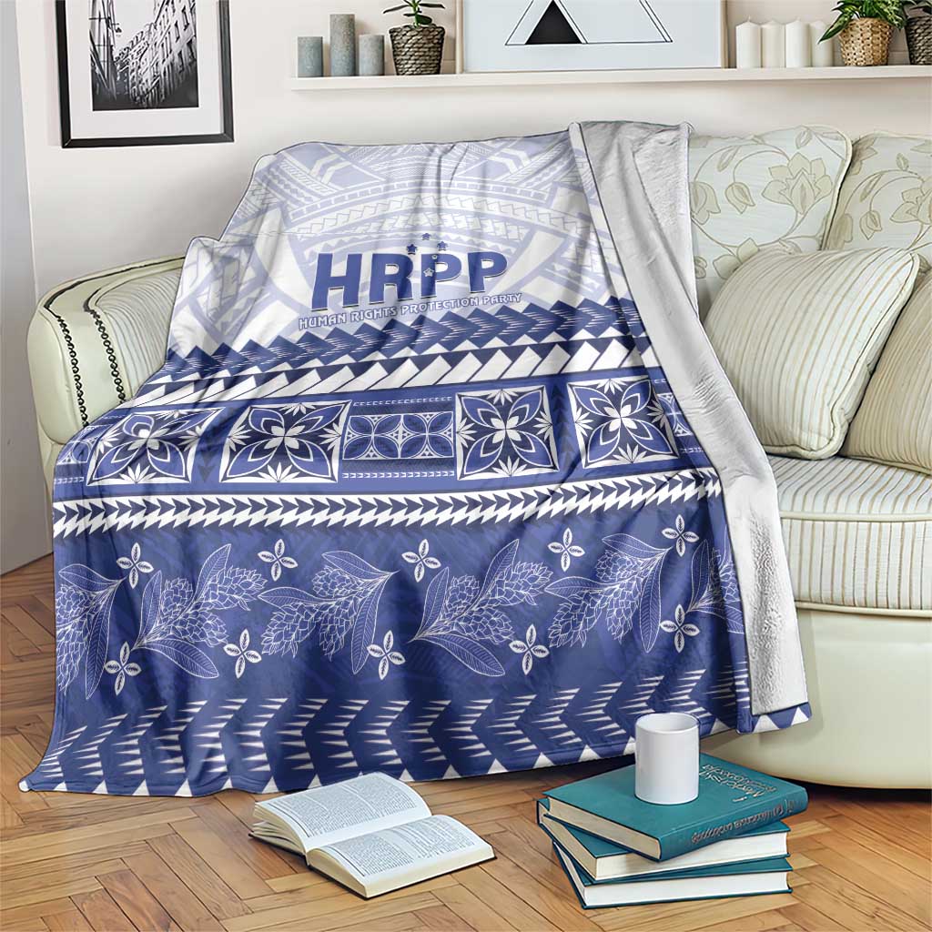 HRPP Samoa Siapo Blanket Teuila Flowers Samoan Pattern - Polynesian Pride