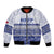 Personalised HRPP Samoa Siapo Bomber Jacket Teuila Flowers Samoan Pattern - Polynesian Pride