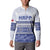 Personalised HRPP Samoa Siapo Button Sweatshirt Teuila Flowers Samoan Pattern - Polynesian Pride