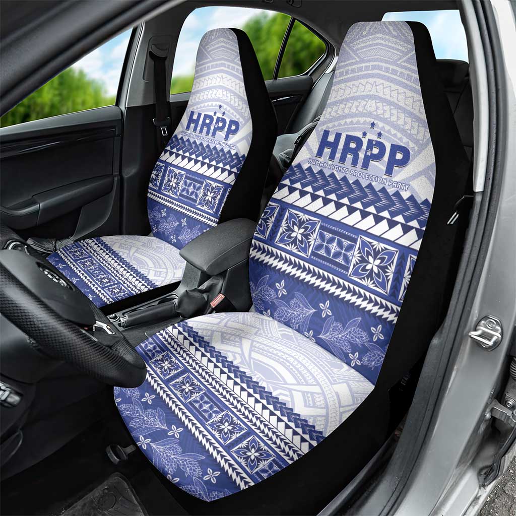 HRPP Samoa Siapo Car Seat Cover Teuila Flowers Samoan Pattern - Polynesian Pride