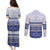Personalised HRPP Samoa Siapo Couples Matching Puletasi and Long Sleeve Button Shirt Teuila Flowers Samoan Pattern - Polynesian Pride