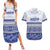 Personalised HRPP Samoa Siapo Couples Matching Summer Maxi Dress and Hawaiian Shirt Teuila Flowers Samoan Pattern - Polynesian Pride