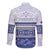 Personalised HRPP Samoa Siapo Family Matching Long Sleeve Bodycon Dress and Hawaiian Shirt Teuila Flowers Samoan Pattern - Polynesian Pride