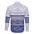 Personalised HRPP Samoa Siapo Family Matching Off The Shoulder Long Sleeve Dress and Hawaiian Shirt Teuila Flowers Samoan Pattern - Polynesian Pride