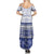 Personalised HRPP Samoa Siapo Family Matching Summer Maxi Dress and Hawaiian Shirt Teuila Flowers Samoan Pattern - Polynesian Pride