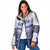 Personalised HRPP Samoa Siapo Padded Jacket Teuila Flowers Samoan Pattern - Polynesian Pride