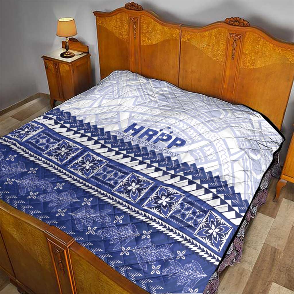 HRPP Samoa Siapo Quilt Teuila Flowers Samoan Pattern - Polynesian Pride