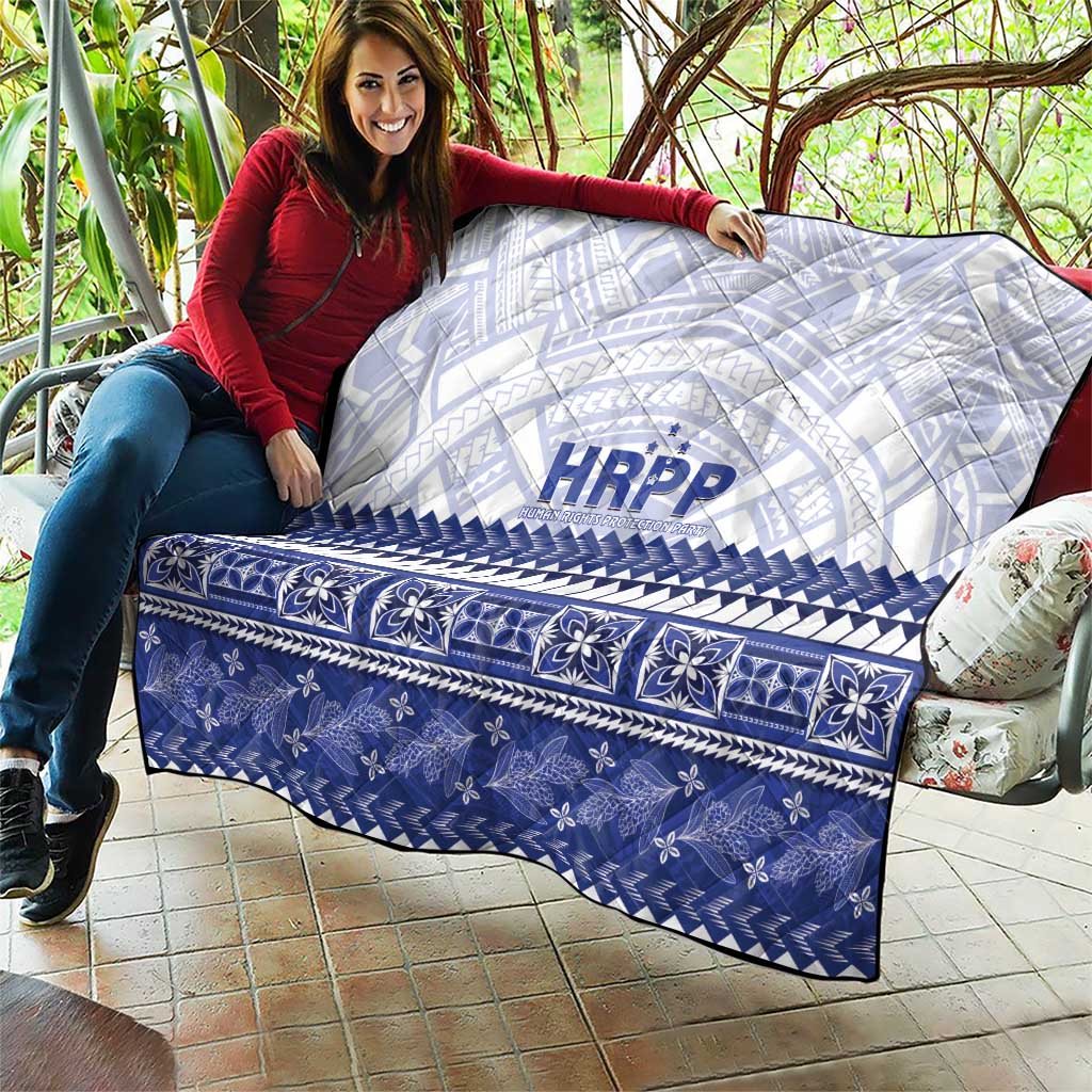 HRPP Samoa Siapo Quilt Teuila Flowers Samoan Pattern - Polynesian Pride
