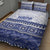HRPP Samoa Siapo Quilt Bed Set Teuila Flowers Samoan Pattern - Polynesian Pride