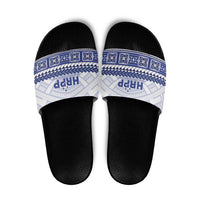 HRPP Samoa Siapo Slide Sandals Teuila Flowers Samoan Pattern - Polynesian Pride