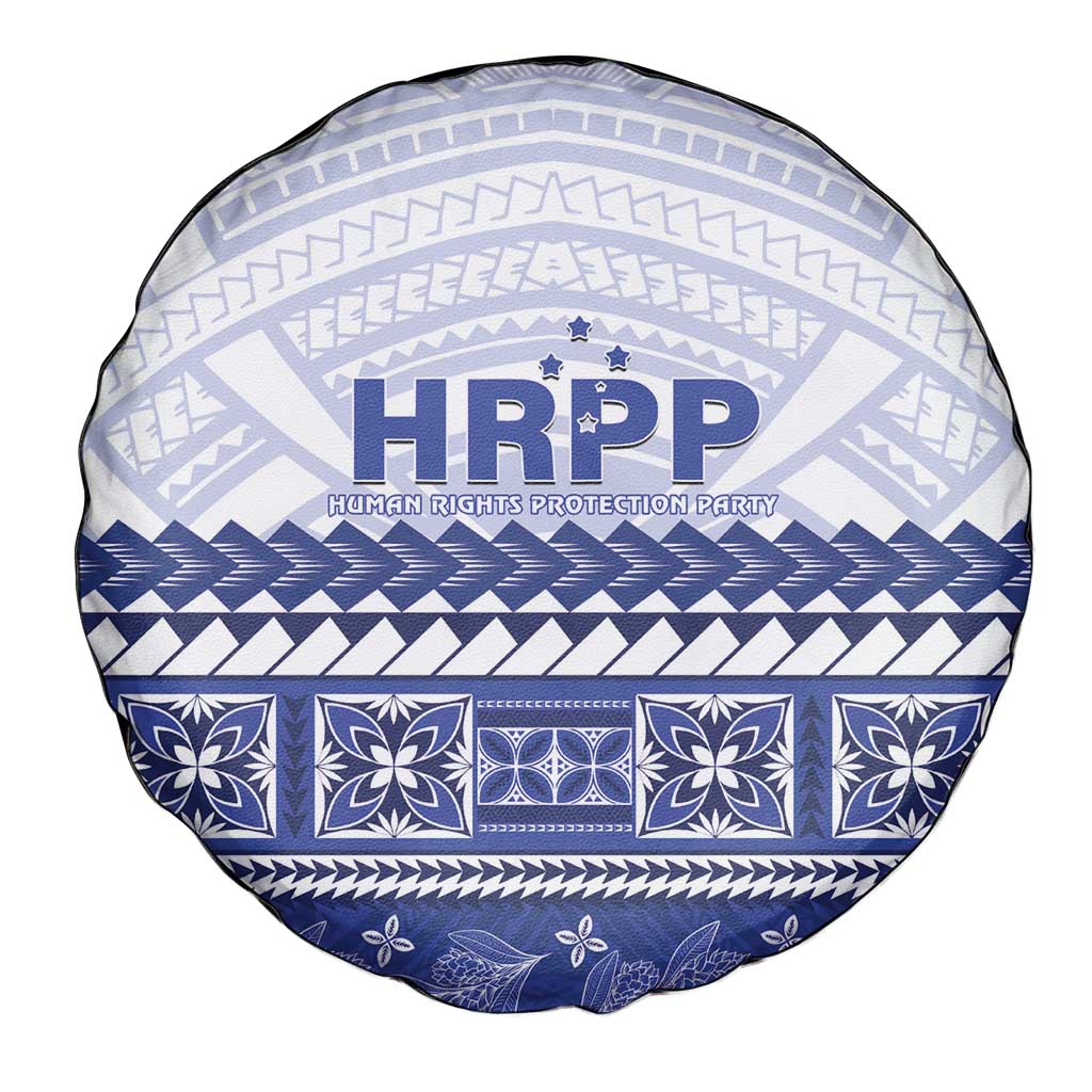 HRPP Samoa Siapo Spare Tire Cover Teuila Flowers Samoan Pattern - Polynesian Pride