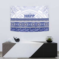 HRPP Samoa Siapo Tapestry Teuila Flowers Samoan Pattern - Polynesian Pride
