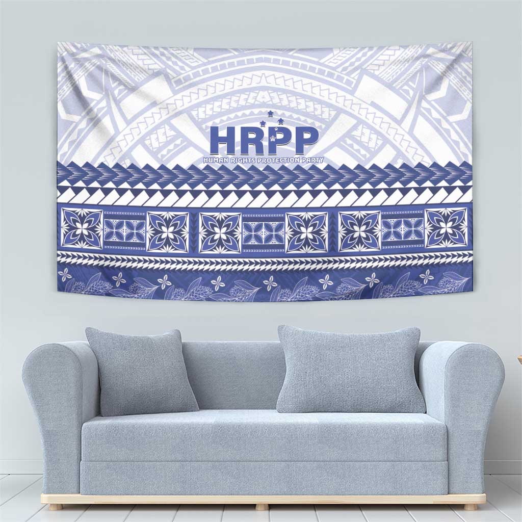 HRPP Samoa Siapo Tapestry Teuila Flowers Samoan Pattern - Polynesian Pride