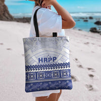 HRPP Samoa Siapo Tote Bag Teuila Flowers Samoan Pattern - Polynesian Pride