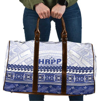 HRPP Samoa Siapo Travel Bag Teuila Flowers Samoan Pattern - Polynesian Pride