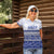 Personalised HRPP Samoa Siapo Women Polo Shirt Teuila Flowers Samoan Pattern - Polynesian Pride