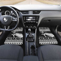 New Zealand Christmas Rugby Personalised Car Mats Meri Kirihimete All Black Maori - Polynesian Pride